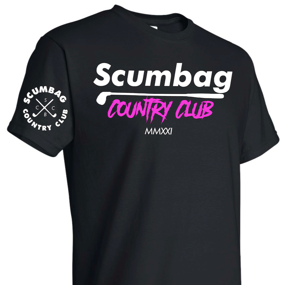 Scumbag Country Club Neon Pink Golf Tee